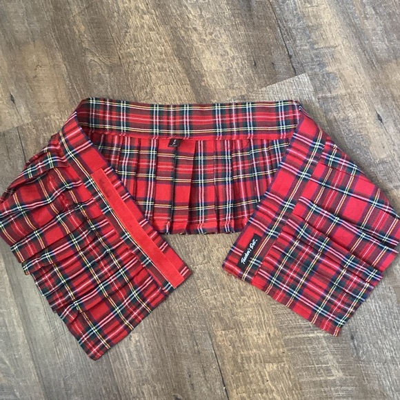 VNTG SEXY,PLAID,WRAP,PLEATED,VELCO,RIP OFF,SCHOOL GIRL,NAUGHTY,PREPPY EDUCATION - Picture 7 of 12